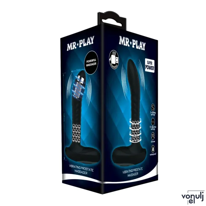 Prosztata vibrátor Mr. Play I - akkumulátoros, vízálló