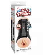 Műpunci és ánusz maszturbátor PDX Wet Pussies - vízálló