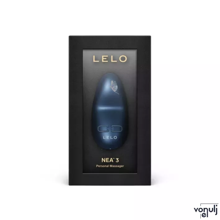 LELO rezgő csiklóizgató Nea 3 Alien Blue - kék színben, vízálló, akkumulátoros