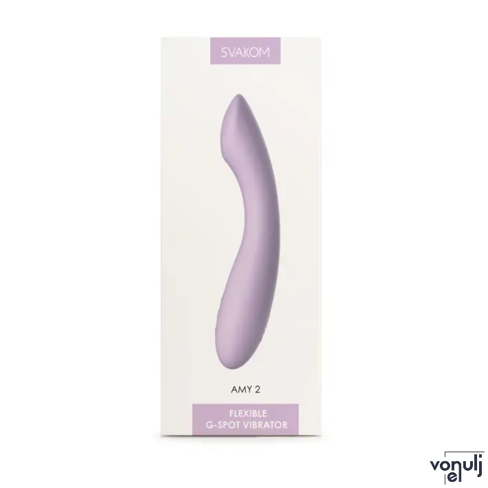 G pont vibrátor SVAKOM Amy 2 Pastel Lilac