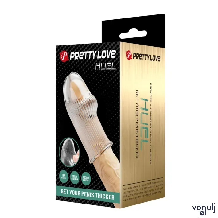 Péniszköpeny Pretty Love Huel Clear - vízálló