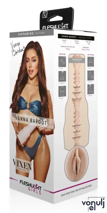 Műpunci maszturbátor FLESHLIGHT Girls Vanna Bardot Dopamine - vízálló