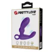 Prosztata vibrátor Pretty love Cayla Purple - akkumulátoros,vízálló