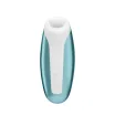 SATISFYER léghullámos csiklóizgató Love Breeze Ice Blue - jégkék színben, vízálló, akkumulátoros