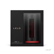 LELO péniszvibrátor F1S V2 Red - hanghullámos, interaktív, vízálló, fekete-piros színben,  ingyenes applikációval, szilikon
