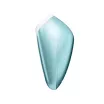 SATISFYER léghullámos csiklóizgató Love Breeze Ice Blue - jégkék színben, vízálló, akkumulátoros
