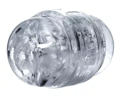 FLESHLIGHT maszturbátor Quickshot Riley Reid - realisztikus, ánusz és vagina nyílással, áttetsző, vizálló, vibráció nélküli