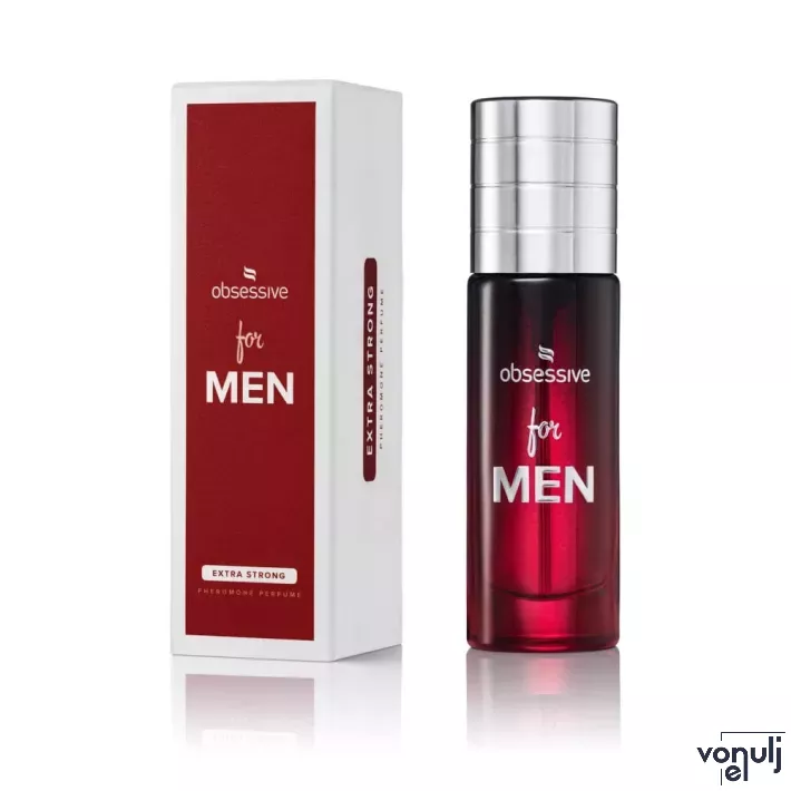 OBSESSIVE férfi parfüm 10 ml - feromon tartalmú, citrusos, fás, virágos illattal
