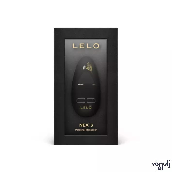 LELO rezgő csiklóizgató Nea 3 Pitch Black - fekete színben, vízálló, akkumulátoros