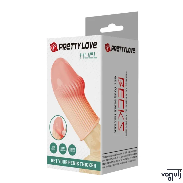 Péniszköpeny Pretty Love Huel Flesh - vízálló