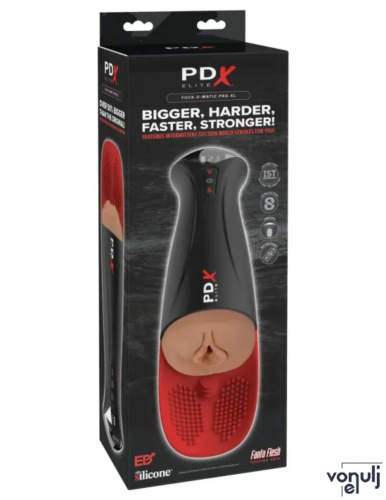 Műpunci maszturbátor PDX Fuck-O-Matic Pro XL - akkumulátoros, vízálló