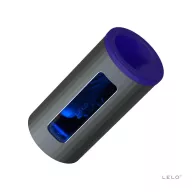 LELO péniszvibrátor F1S V2 Blue - hanghullámos,interaktív, vízálló, fekete-kék színben, ingyenes applikációval, szilikon