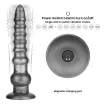 Anál plug Lovetoy 12.5" Vibrax Slider - akkumulátoros, vízálló