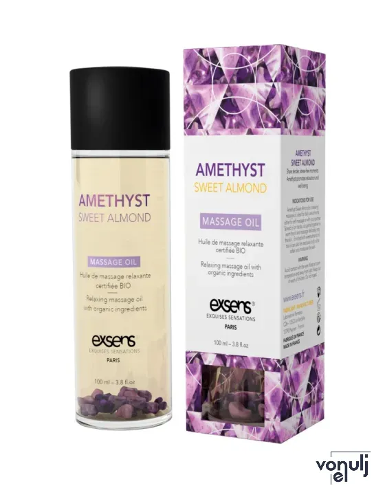 Masszázsolaj Exsens Amethyst Sweet Almond 100 ml