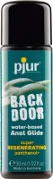 PJUR intim síkosító Back Door Regenerating Anal Glide Bottle 30 ml - anális, vízbázisú, panthenollal és kamillával a nyugtató és regeneráló hatásért