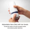 TENGA maszturbátor Aero Cobalt Ring - vákuumos, vízálló, fehér design tokban