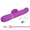 Csiklóizgatós g pont vibrátor Pretty Love Perlita Purple II - akkumulátoros,vízálló