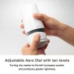 TENGA maszturbátor Aero Silver Ring - vákuumos, vízálló, fehér-ezüst színű design tokban