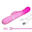 Csiklóizgatós g pont vibrátor Pretty Love Shima Pink - akkumulátoros,vízálló