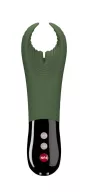FUN FACTORY péniszvibrátor Manta Moss Green Black - vízálló, méregzöld-fekete színben, akkumulátoros, szilikon