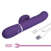 Csiklóizgatós g pont vibrátor Pretty Love Perlita Blue - akkumulátoros,vízálló