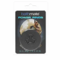 BATHMATE péniszgyűrű Power Ring Gladiator - fekete színben, vízálló, vibráció nélküli