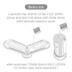 TENGA maszturbátor Flip Zero Gravity White - vákuumos, vízálló, fehér színű tokban