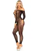 Szexi cicaruha Leg Avenue Footless Lingerie Bodystocking - egy méret