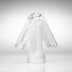 TENGA maszturbátor Flip Zero Gravity White - vákuumos, vízálló, fehér színű tokban