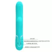 Csiklóizgatós g pont vibrátor Pretty Love Perlita Green - akkumulátoros,vízálló