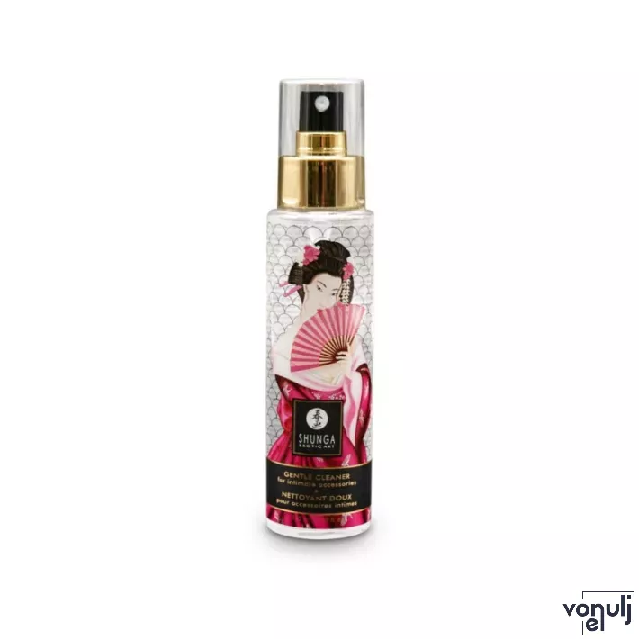 SHUNGA segédeszköz tisztító spray Gentle Toy Cleaner 115 ml - erotikus játékok tisztítására, síkosító eltávolítására