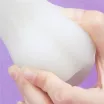 LOVETOY élethű dildó 7,5" LUMINO PLAY - nagy méretű, herékkel, rugalmas, letapasztható, sötétben világít, szilikon (19,3 cm)