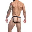 CUT4MEN erotikus férfi alsó Mixed Jockstrap- ShadowCamo L - fekete mintás kivitelben, L méretben