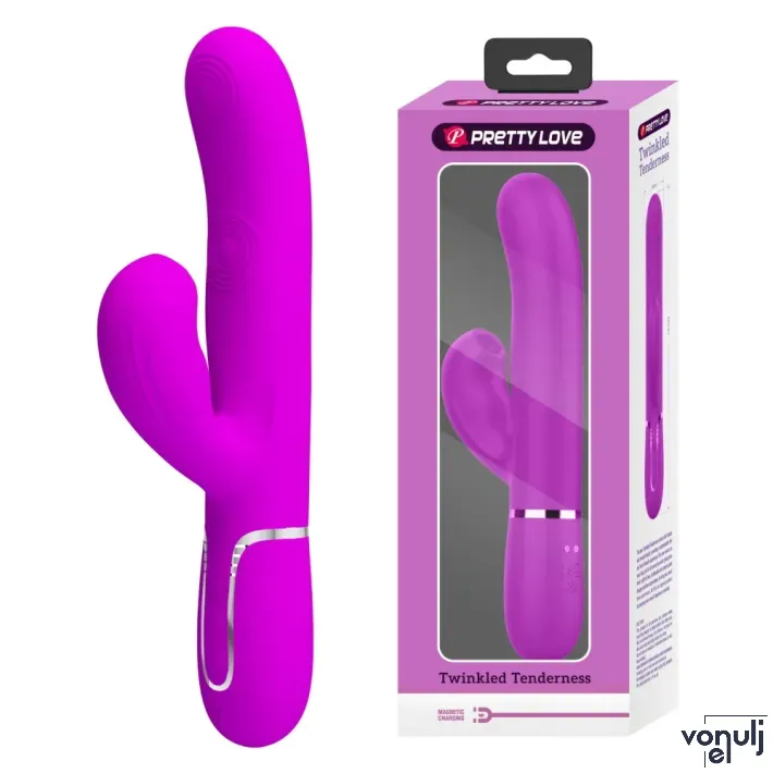 Csiklóizgatós g pont vibrátor Pretty Love Perlita Purple I - akkumulátoros,vízálló