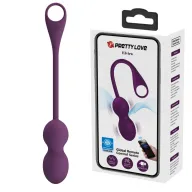 Vibrációs tojás PRETTY LOVE Elvira Purple II - akkumulátoros,applikációval