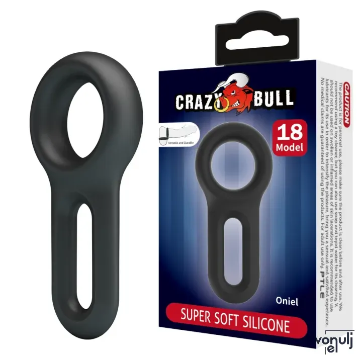 Pénisz gyűrű herepánttal Crazy Bull Oniel - vízálló