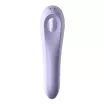 SATISFYER léghullámos csiklóizgató és G-pont vibrátor Dual Pleasure Mauve - lila színben, vízálló, akkumulátoros, ingyenes applikációval