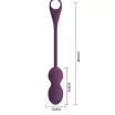 Vibrációs tojás PRETTY LOVE Elvira Purple II - akkumulátoros,applikációval