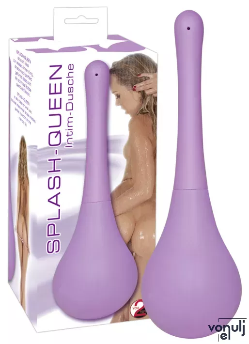 YOU2TOYS intim zuhany Splash Queen - lila színben, anális és hüvelyi irrigálásra, 250 ml
