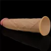 LOVETOY élethű vibrátor 9.0'' Dual Layered Platinum Silicone Rotator - vízálló, távirányítós, tapadókoronggal, akkumulátoros, szilikon (23 cm)
