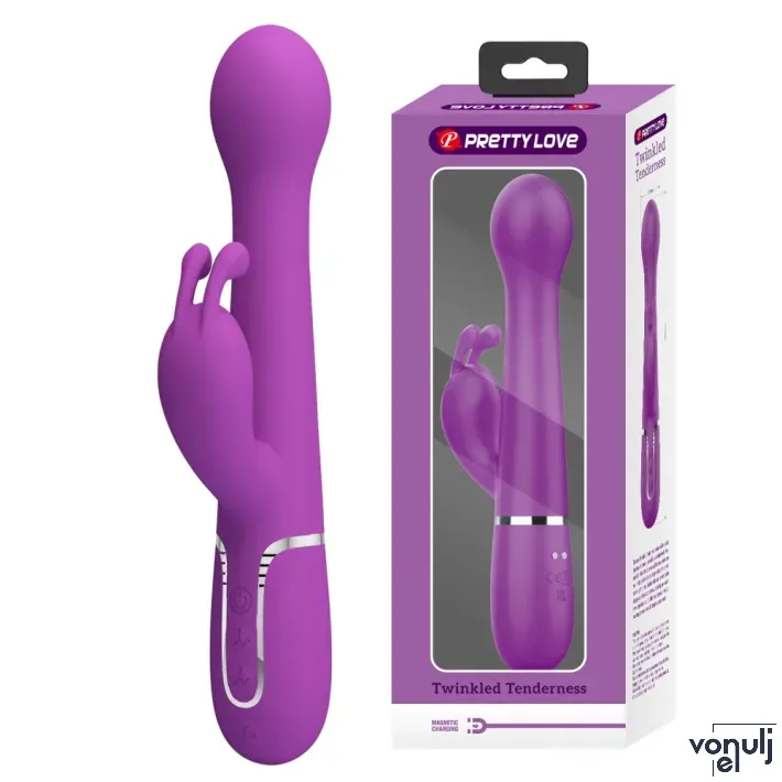 Csiklóizgatós g pont vibrátor Pretty Love Dejon Purple II - akkumulátoros,vízálló