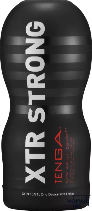 TENGA maszturbátor Original Vacuum Cup Extra Strong - extra erős intenzitású, vákuumos, vízálló, egyszer használatos