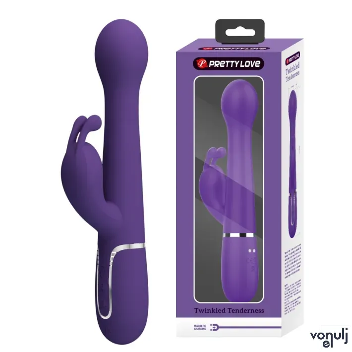 Csiklóizgatós g pont vibrátor Pretty Love Dejon Blue - akkumulátoros,vízálló