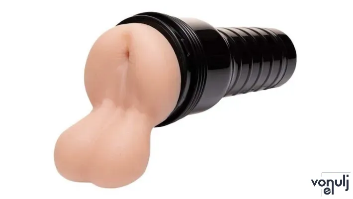 FLESHLIGHT maszturbátor FleshSack - realisztikus, ánusz formájú testnyílással és herékkel, testszínű, vízálló, vibráció nélküli