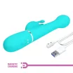 Csiklóizgatós g pont vibrátor Pretty Love Dejon Green - akkumulátoros,vízálló