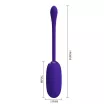 Vibrációs tojás PRETTY LOVE Julius Purple II - akkumulátoros