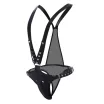 CUT4MEN BL4CK erotikus férfi alsó Dungeon Black Harness One Size - fekete színben, egy méretben