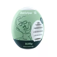 SATISFYER maszturbációs tojás Single Riffle - vízálló, egyszer használatos