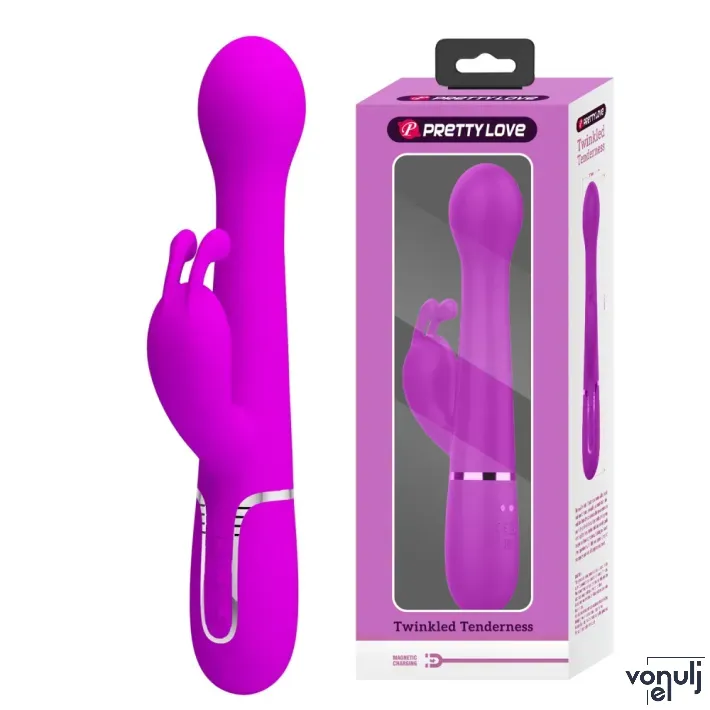 Csiklóizgatós g pont vibrátor Pretty Love Dejon Purple I - akkumulátoros,vízálló