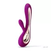 LELO csiklóizgatós vibrátor Soraya 2 Deep Rose - lila színben, vízálló, akkumulátoros